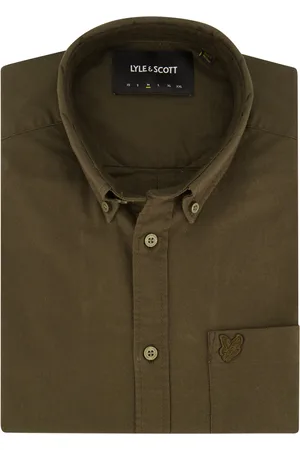 Lyle &amp; scott Overhemd button-down effen Oxford