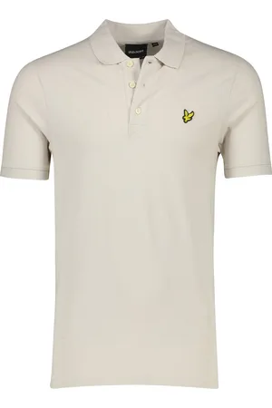 Lyle &amp; scott Polo slim fit effen katoen korte mouw