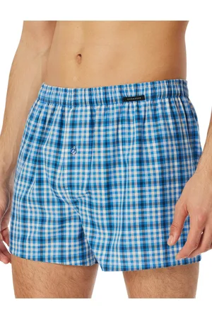 Schiesser Boxershorts 2-pack -navy geprint