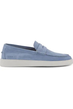 Blackstone Loafers leer effen