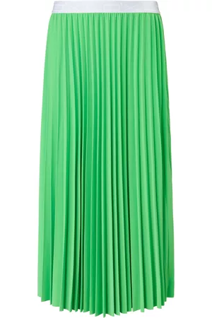Looxent Dames Plooirokken - Jersey-plissérok elastische tailleband Van