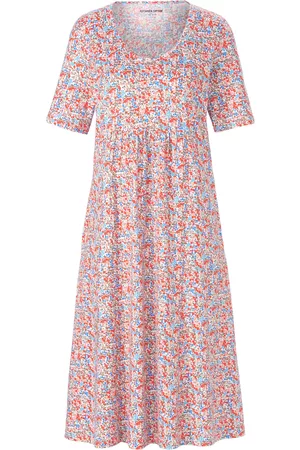 Green Cotton Jersey jurk 100% katoen Van multicolour