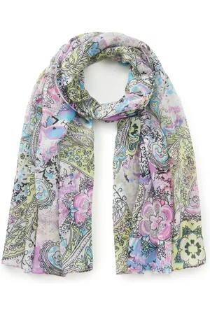Peter Hahn Dames Sjaals - Sjaal bloemen- en ornamentenprint Van multicolour