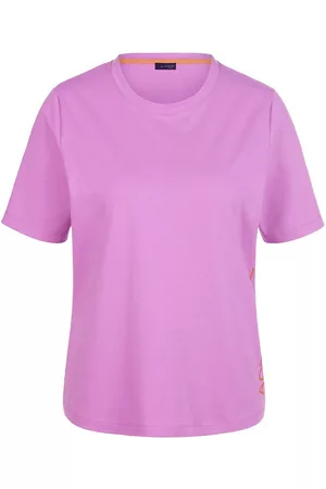 Looxent Dames Korte mouw - Shirt ronde hals en korte mouwen Van pink