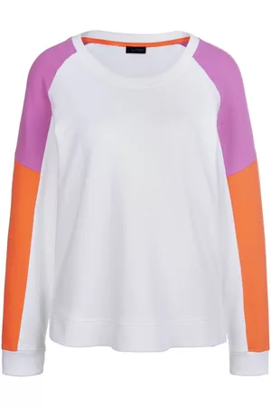 Looxent Sweatshirt lange raglanmouwen Van wit