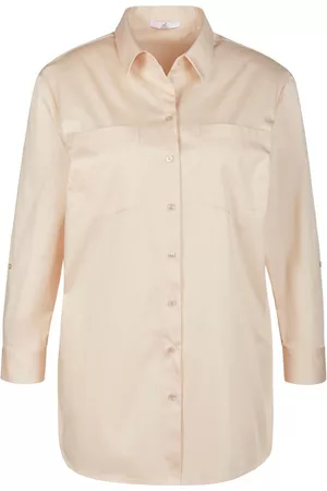 Emilia Lay Lange blouse lange mouwen Van beige