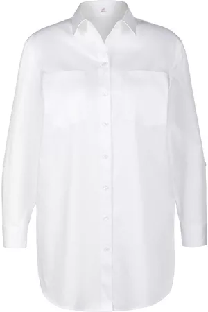 Emilia Lay Lange blouse lange mouwen Van wit
