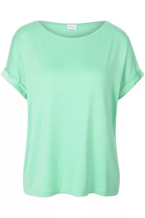 Mey Shirt ronde hals en korte mouwen Van groen