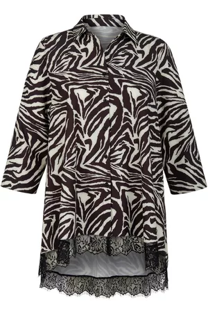 Emilia Lay Dames Lange Mouwen Blouses - Lange blouse 3/4-mouwen Van zwart