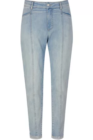 Emilia Lay Dames Jeans - Enkellange jeans in 4-pocketsmodel Van denim