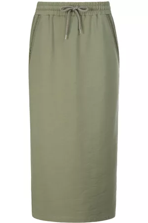 Emilia Lay Dames Rokken - Jersey rok in maxilengte Van groen