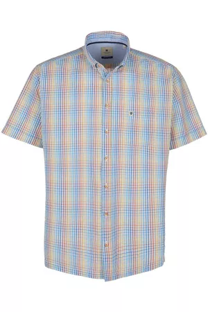 Hatico Sports Heren Overhemden - Overhemd 100% katoen Van multicolour