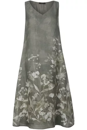 Elena Miro Dames Mouwloze jurken - Jurk Van beige