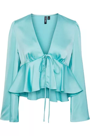 Pieces Dames Lange Mouwen Blouses - Pcmarly Long Sleeved Blouse