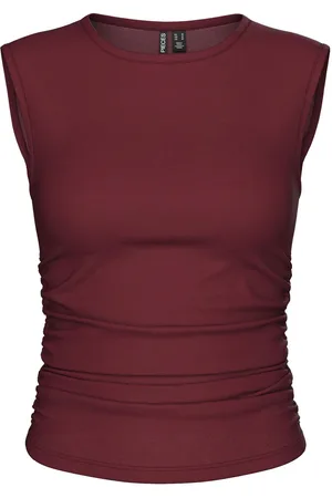 Pieces® Pcmadison Ruches Mouwloze Top