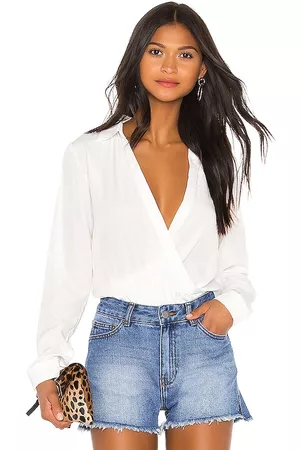superdown Presely Surplice Bodysuit in