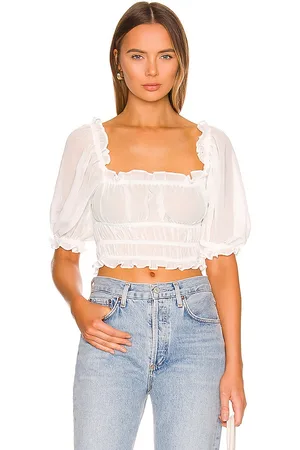 MORE TO COME Monique Puff Sleeve Top in