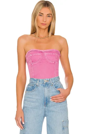 superdown Desa Crop Bustier Top in