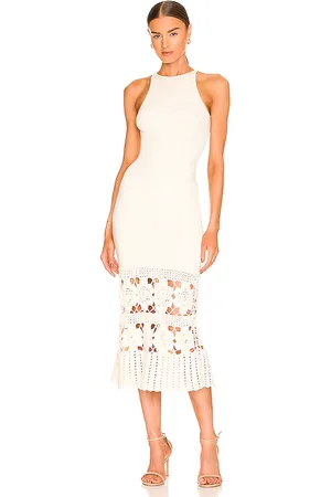 Tularosa Finley Crochet Midi Dress in