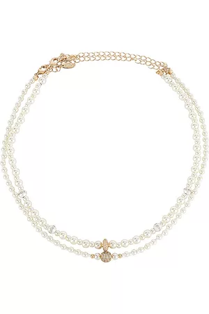 Ettika Dames Kettingen - Pearl Beaded Layered Necklace Set in