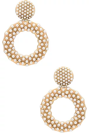 Ettika Dames Gouden Oorbellen - Golden Rings Earrings in