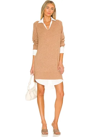 BROCHU WALKER Looker Vee Dress in