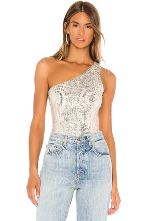 superdown Remi One Shoulder Bodysuit in