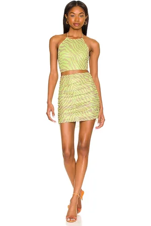 superdown Cierra Ruched Skirt Set in