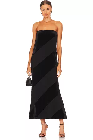 Norma Kamali Spiral Strapless Dress in