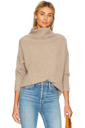 AUTUMN CASHMERE Funnel Neck Sweater in