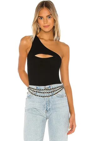 superdown Sadra One Shoulder Bodysuit in