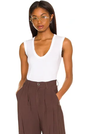Graham & Spencer Estina Gauzy Whisper Scoop Neck Tank in