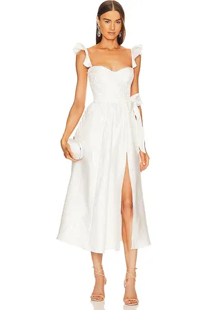 V. Chapman Vera Bustier Midi Dress in
