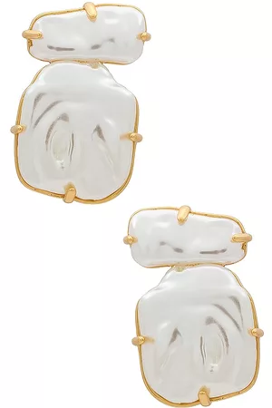 Ettika Pearl Earrings in