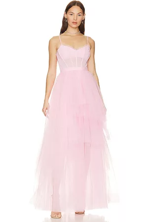 BCBG Max Azria Corset Tiered Gown in