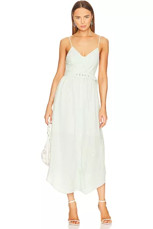 Jonathan Simkhai Dames Midi jurken - Leighton Belted Midi Dress in