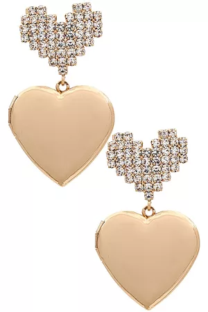 Ettika Dames Oorbellen - Heart Dangle Earrings in