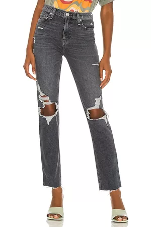 Hudson Dames Straight - Holly High Rise Straight Jean in