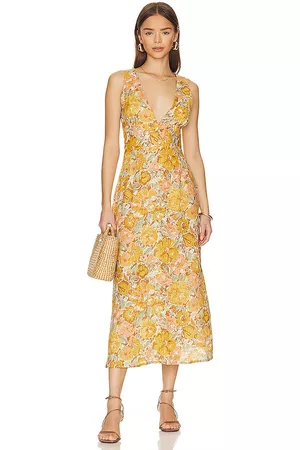 FAITHFULL THE BRAND Venere Midi Dress in