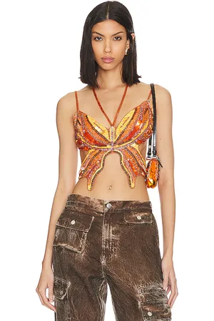 h:ours Carola Embellished Top in