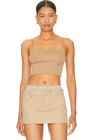 THE RANGE No Bra Club Cropped Cami in