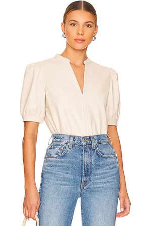 Steve Madden Jane Faux Leather Top in