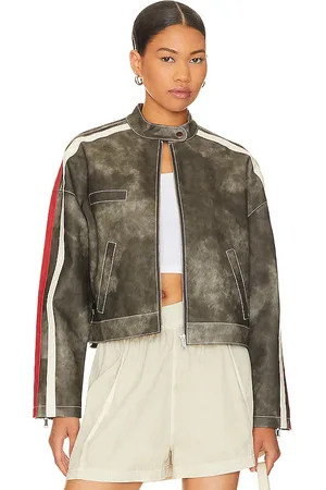 superdown Mandi Faux Leather Moto Jacket in