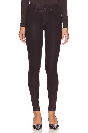 GOOD AMERICAN Good Legs Coated Jeans in