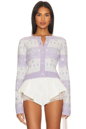 MAJORELLE Marnie Fair Isle Cardigan in