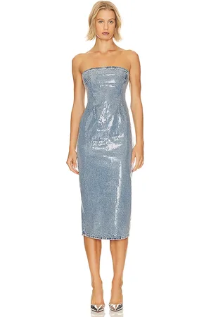GRLFRND X Lindsi Lane Blakely Midi Column Dress in