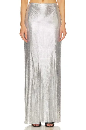 h:ours X Bridget Chainmail Maxi Skirt in