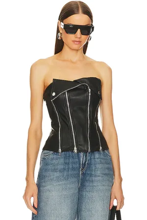 superdown X Bridget Dani Faux Leather Corset in
