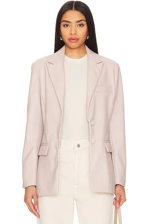 Steve Madden Aria Faux Leather Blazer in