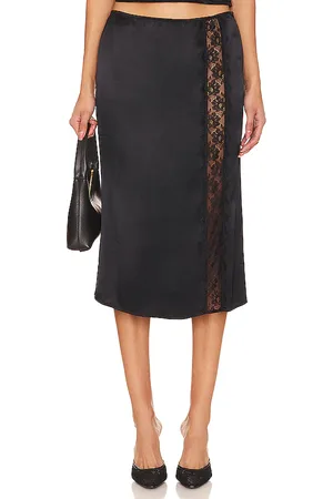 MAJORELLE Maura Midi Skirt in